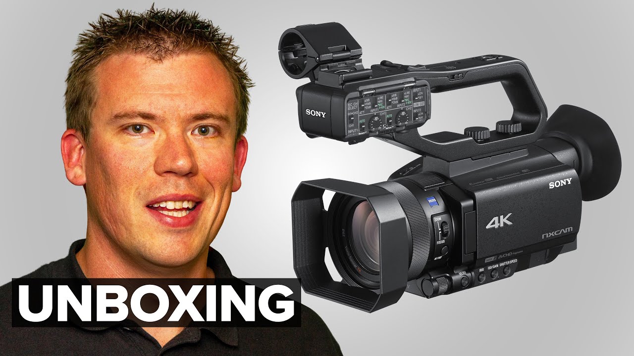 Sony HXR-NX80 Unboxing & Setup | Professional 4K Video Camera / Camcorder